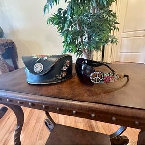 Ed Hardy Sunglasses with Case